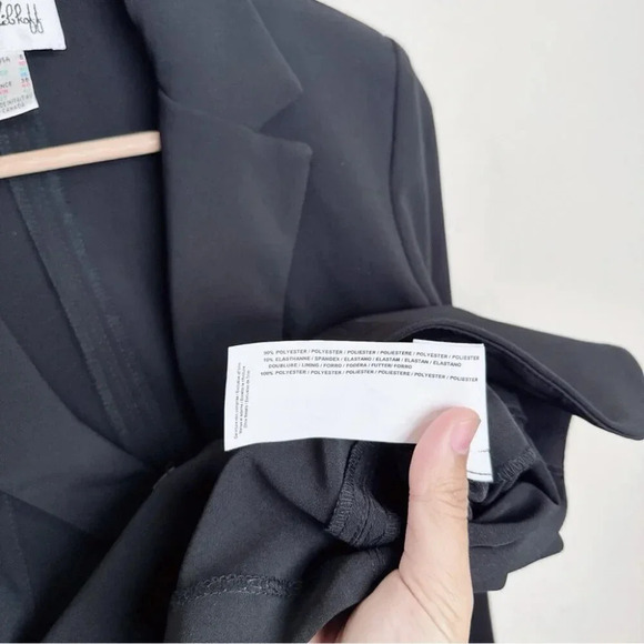 Joseph Ribkoff  Womens 8 Stretch Button Jersey Career Blazer In Black - Picture 11 of 14